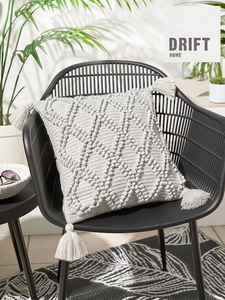 Drift Home Grey Alda Outdoor Durable Filled Cushion (F58682) | €22