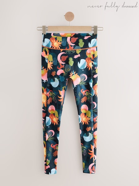 Never Fully Dressed Blue Sun Print Leggings (F58892) | €69