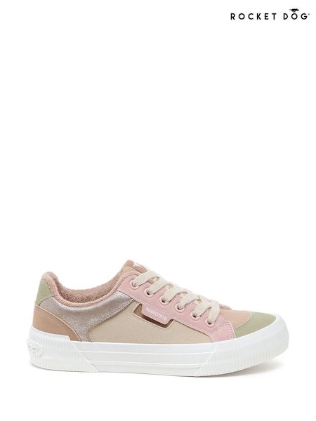 Rocket Dog Natural Cheery Blocked Paris PU Suede/Fishers Trainers (F58918) | 2,734 UAH