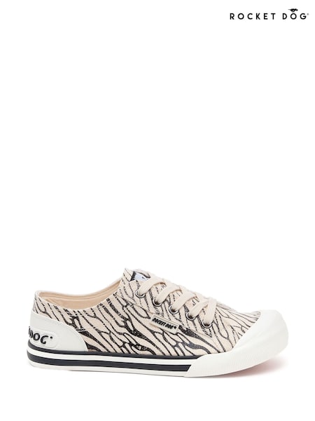 Rocket Dog Jazzin Wales Cotton Black Trainers (F58920) | R$ 375