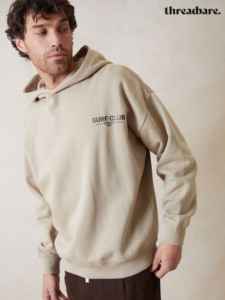 Threadbare Graphic Print Relaxed Fit Pullover Hoodie (F59167) | 209 LEI