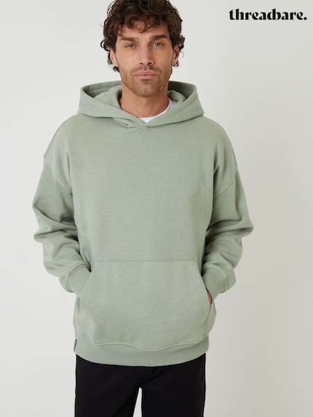 Threadbare Sage Oversized Fit Pullover Hoodie (F59173) | R$ 280