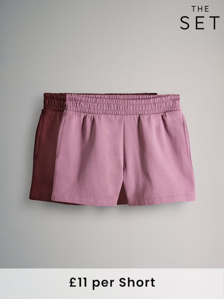 The Set 2 Pack Relaxed Sweat Shorts (F59226) | ‏111‏₪