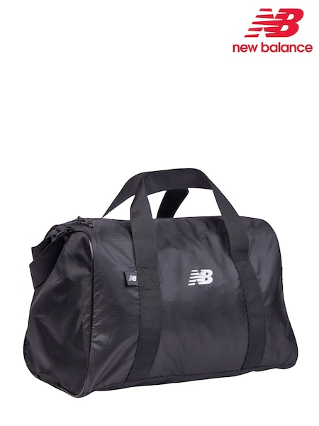New Balance Black Essentials Small Duffel Bag (F59361) | OMR14