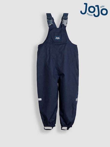JoJo Maman Bébé Navy Pack-Away Waterproof Dungarees (F59462) | €52 - €55
