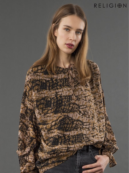 Religion Natural Solstice Frill Blouse (F59698) | €76