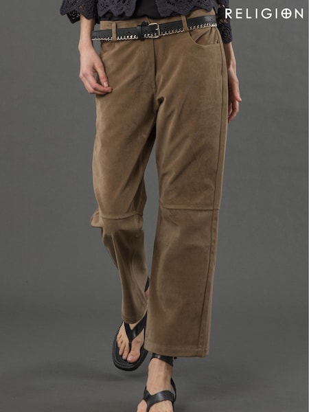 Luonnollinen - Religion Galaxy Suede Trousers (F59793) | €126