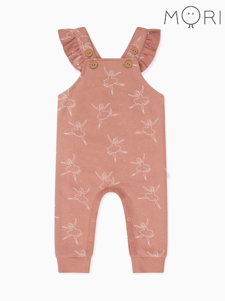 MORI Pink Ballerina Cotton & Bamboo Dungarees (F59849) | ‏168‏₪ - ‏179‏ ₪