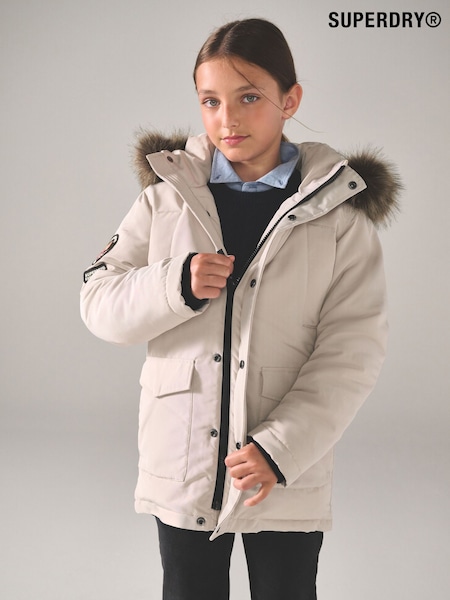 Superdry Cream Everest Parka Coat (F59910) | 332 QAR - 341 QAR