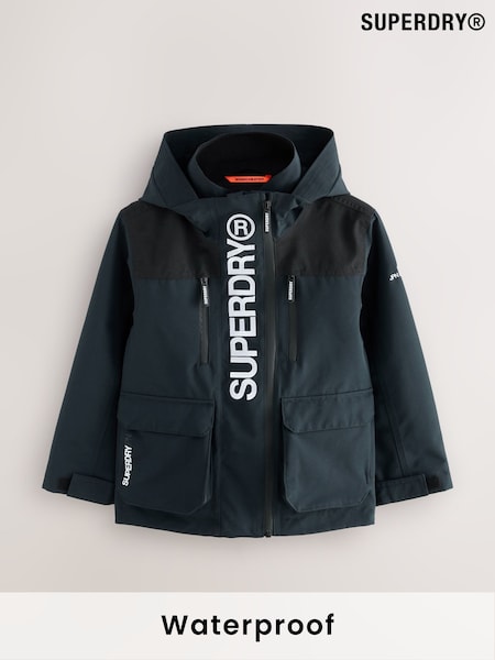Superdry Navy Waterproof Jacket (F59918) | €67 - €69