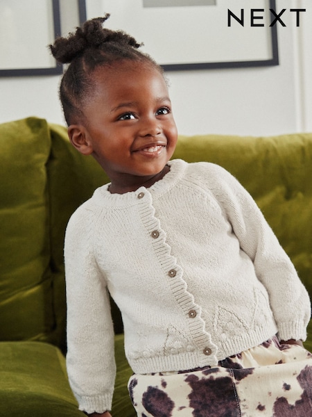 Ecru Button-Up Cardigan (3mths-7yrs) (F59979) | AED81 - AED102
