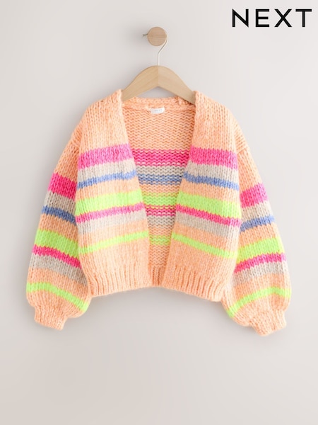 Multi Stripe Chunky Knit Cardigan (3-16yrs) (F59988) | AZN 67 - AZN 82
