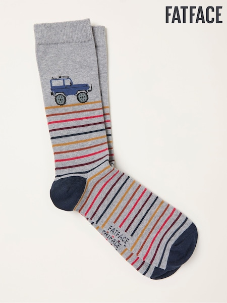 FatFace Grey Off Roader Socks (F60168) | AED44