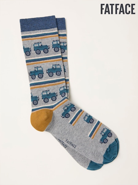 FatFace Grey Off Roader Socks (F60189) | AZN 19