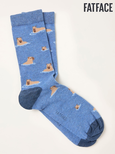 FatFace Blue Capybara Socks (F60192) | €10