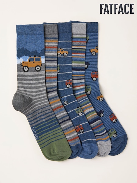 FatFace 5 Pairs of Off Roader Socks (F60201) | R$ 195