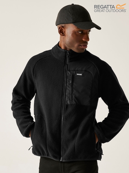 Regatta Black Frankie Borg Full ZipFleece (F60635) | R$ 590