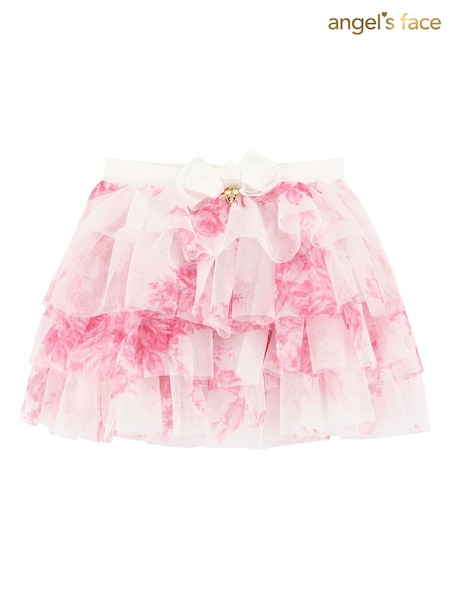 Angels Face Abbie Roses Tulle White Skirt (F60670) | ‏302‏₪ - ‏327‏ ₪