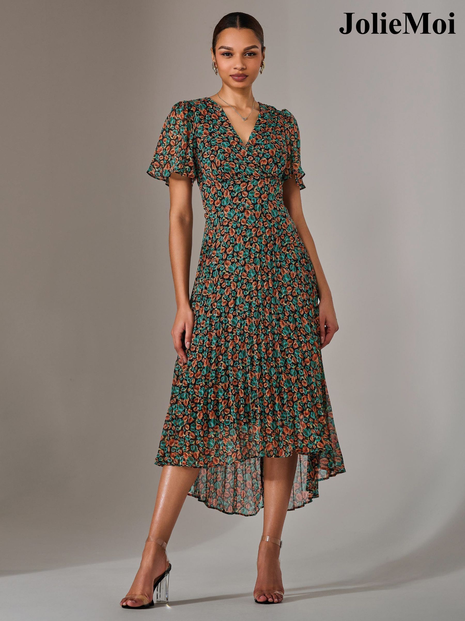 SALEイギリスJOLIE MOI ワンピース3枚 9号 UK8 関税なし国内発送 Women's Clothing & Printed Jersey Collections | Jolie Moi UK