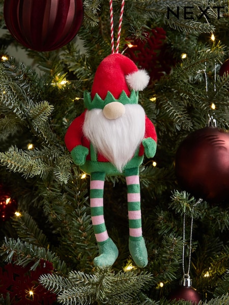 Red Gonk Elf Christmas Bauble (F60799) | €9