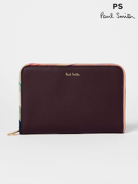 Ps Paul Smith Red Leather Zip Around Purse (F60865) | €488