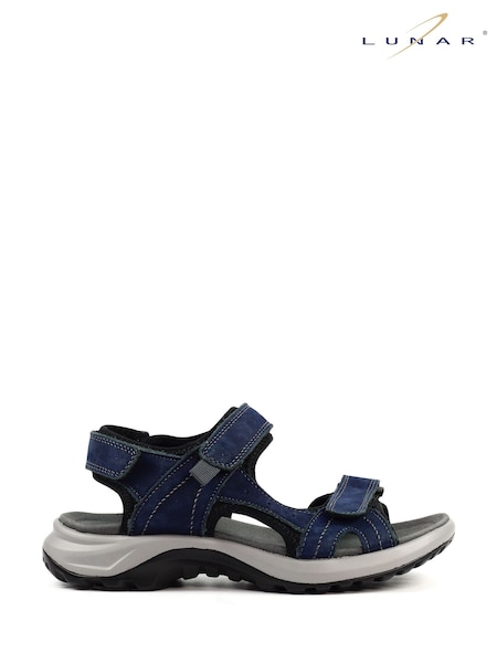 Lunar Blue LD Riviera Leather Sandals (F60992) | €58
