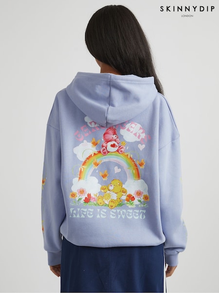 Skinnydip Light Blue Care Bears x Life is Sweet Hoodie (F61111) | €50