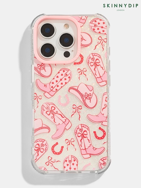 Skinnydip Pink Coquette Cowgirl iPhone 15 Plus Case (F61119) | R$ 235
