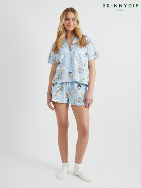 Skinnydip Blue Disney Up! Shirt & Shorts Pyjamas Set (F61194) | R$ 315