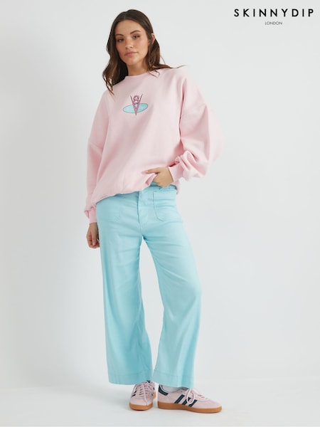 Skinnydip Barbie Pink Disney Cars Flo's Cafe Sweatshirt (F61239) | AZN 95