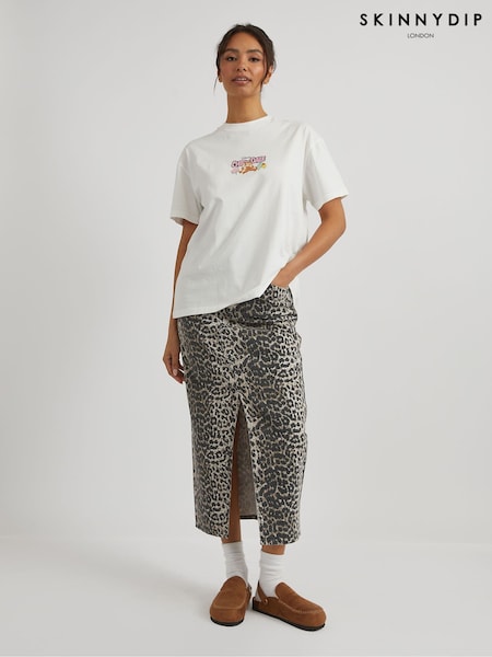 Skinnydip White Disney Chip N Dale Double Trouble T-Shirt (F61326) | €29