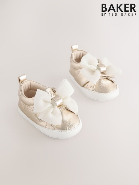 Dorado - Baker by Ted Baker Baby Girls Organza Bow Padders Trainers (F61434) | 28 €