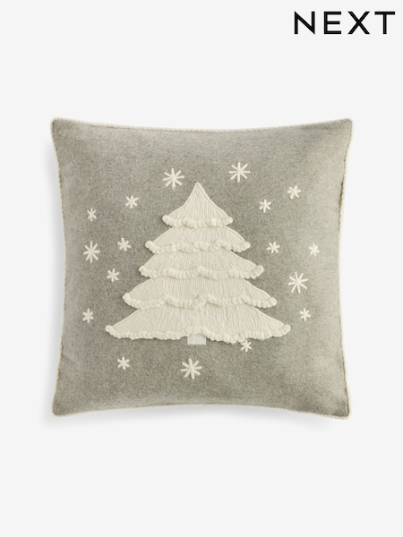 Embroidered Christmas Tree Cushion (F61467) | € 28