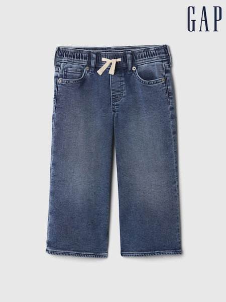 Gap Dark Blue Knit Pull On Baggy Jeans (6mths-5yrs) (F61477) | €29