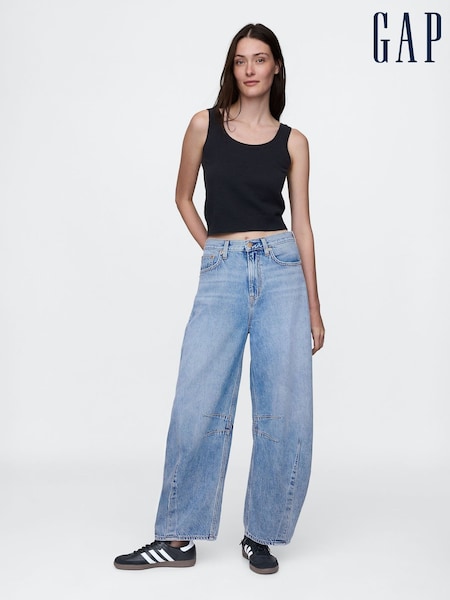 Gap Blue High Waisted UltraSoft Horseshoe Jeans (F61478) | €66