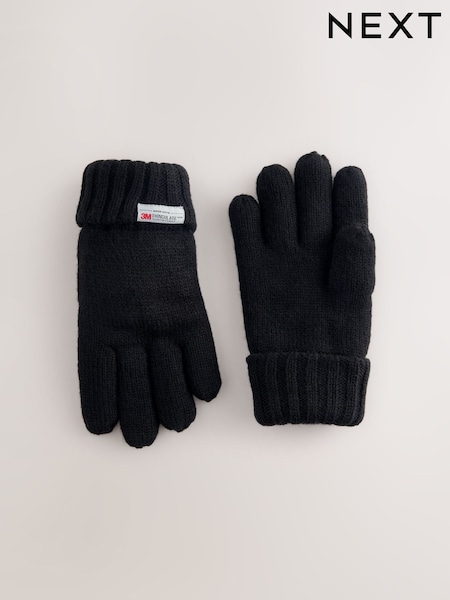 Black Thinsulate Gloves (3-16yrs) (F61482) | 35 QAR - 40 QAR