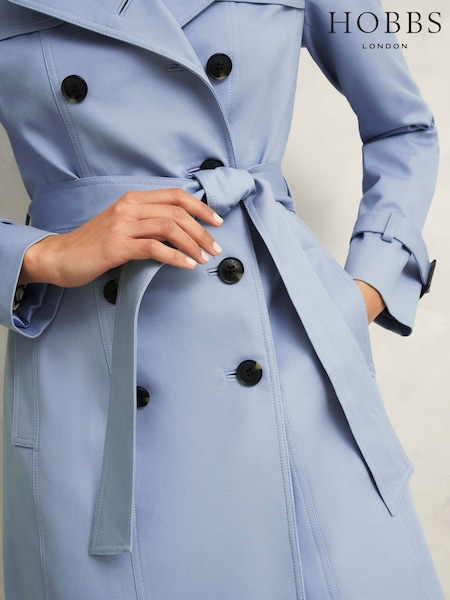 Hobbs Blue Petite Skylar Trench Coats (F61501) | €279