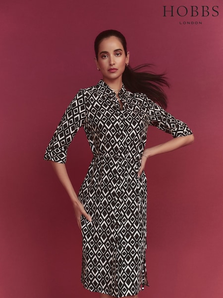Hobbs Blue Cali Dress (F61504) | €190