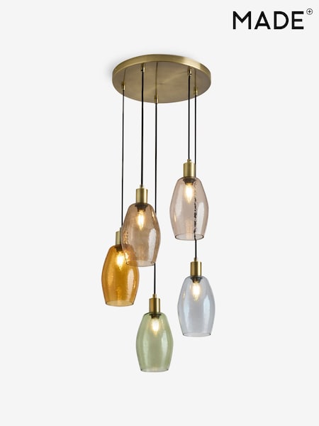 MADE.COM Brass Isla Cluster 5 Lights (F61521) | €340