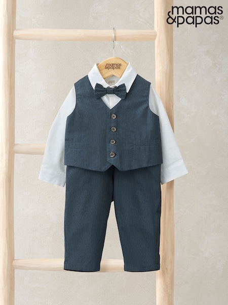 Mamas & Papas Blue 4 Piece Suit Set (F61709) | €71