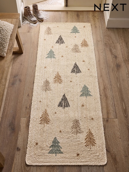 Natural Christmas Skandi Tree Jute Runner (F61717) | €92 - €132