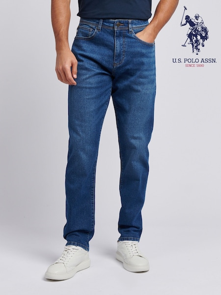 Sininen - U.S. Polo Assn. Mens Classic Fit Jeans (F61786) | €95