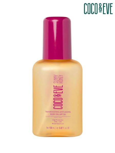 Coco & Eve Sunny Honey Tan Boosting Anti-Aging SPF30 Body Oil 150ml (F61851) | €37