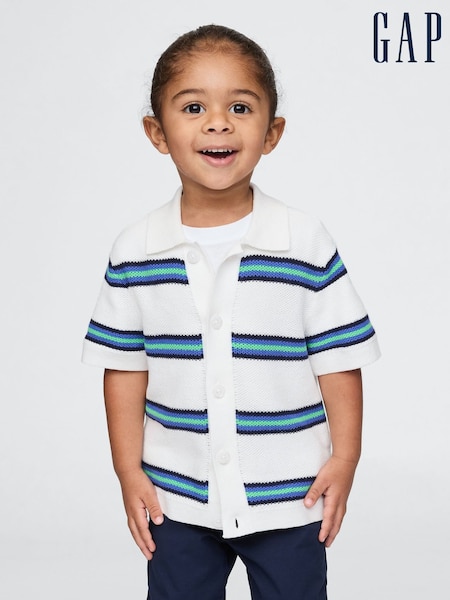 Gap White Crochet Cabana Shirt (6mths-5yrs) (F61944) | €29