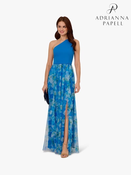 Adrianna Papell Blue Sweetpea Combo Gown (F62215) | 13,758 UAH