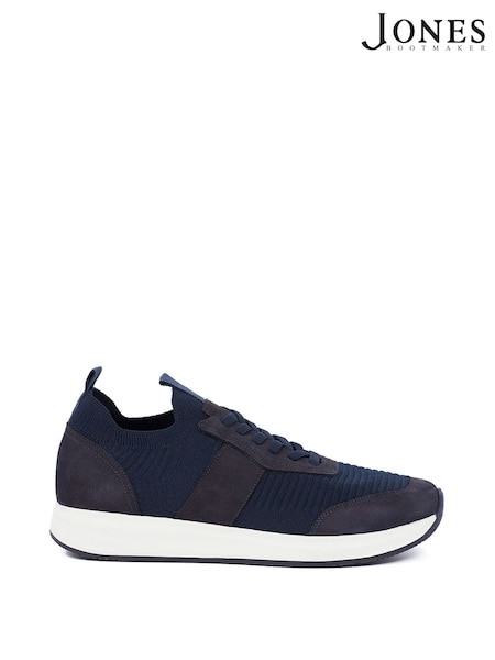 Jones Bootmaker Green Sean Leather Trainers (F62263) | €142