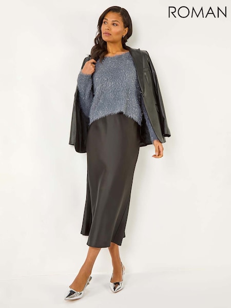 Roman Woven Satin Skirt (F62436) | €42