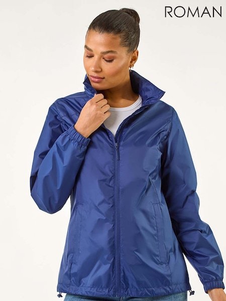 Bleumarin - Jachetă impermeabilă Roman (F62508) | 432 LEI