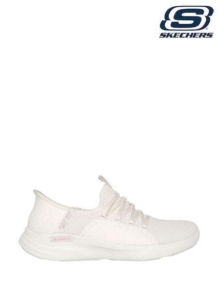 Skechers White Relaxed Fit Sport Ballet Chic Shoes (F62790) | AZN 198