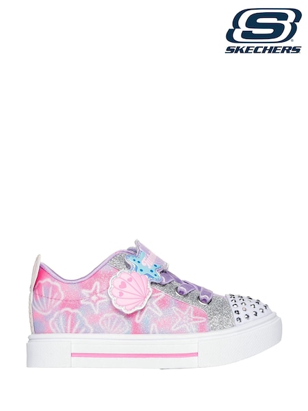 Skechers Purple Twinkle Sparks Underwater Magic Trainers (F62866) | €55